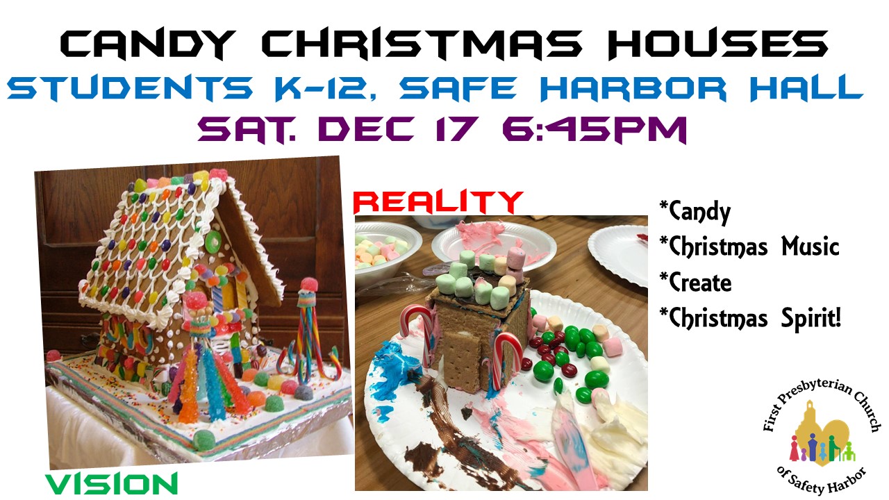 Creating Candy Christmas Houses Event